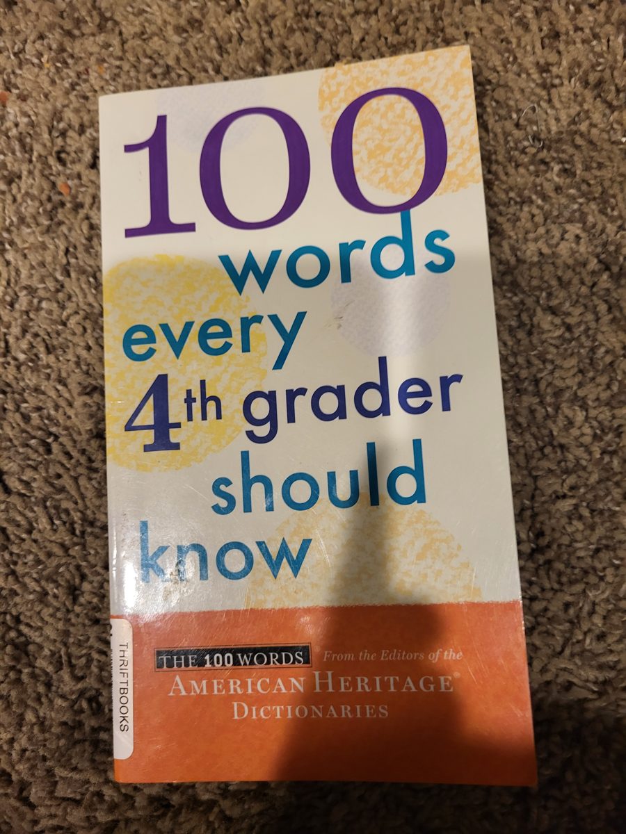 100 Words Every 4th Grader Should Know, chess and life book sold by Kentucky Chess Ambassadors