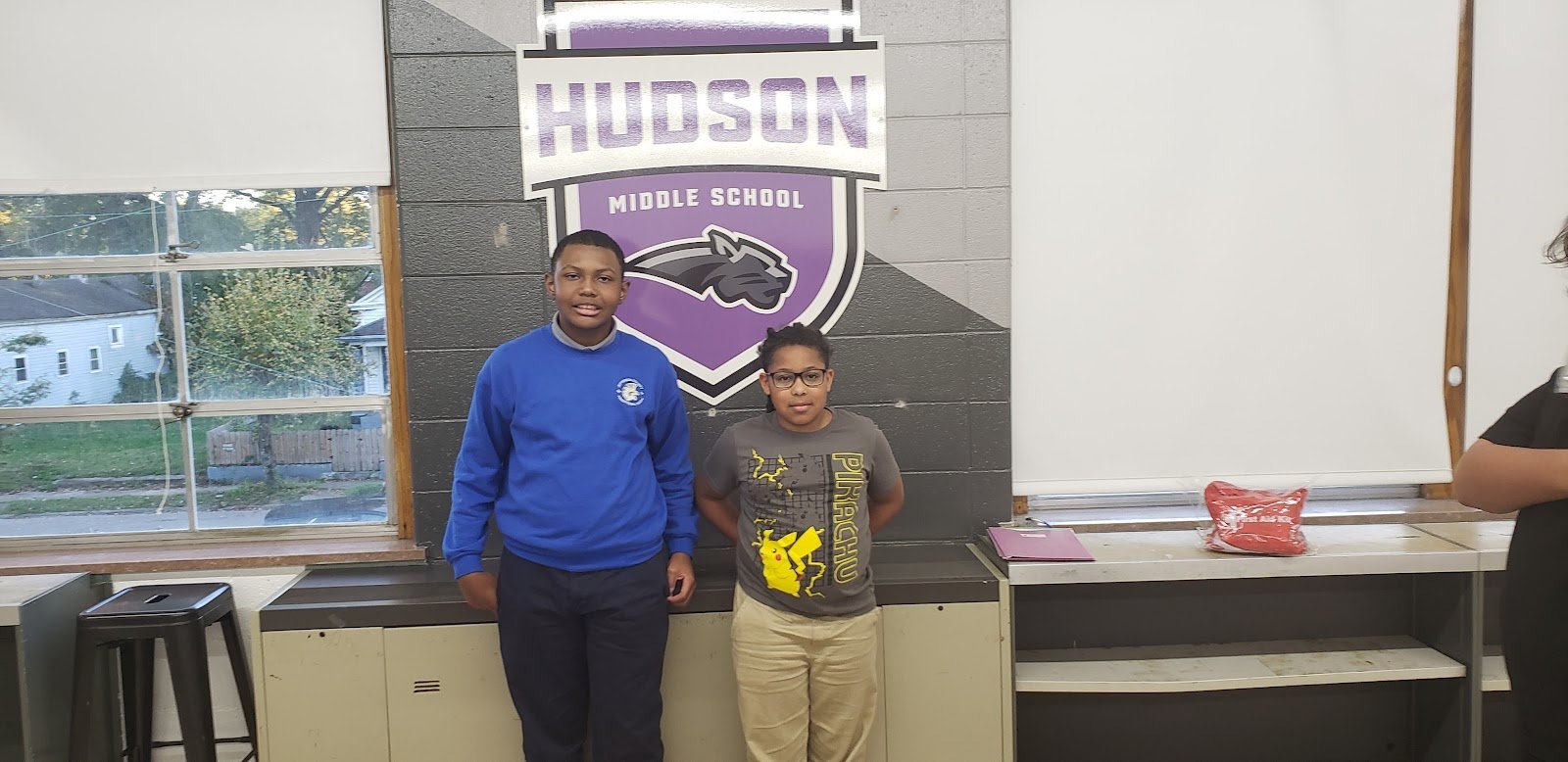 Two of our Hudson players, Hudson Middle School chess, Louisville