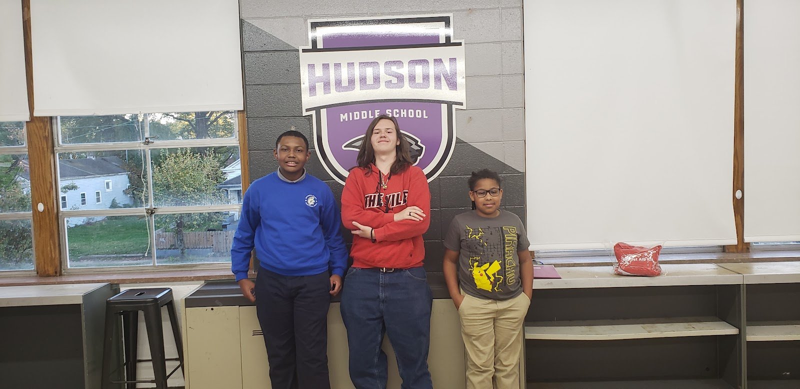Team photo at Hudson, Hudson Middle School chess, Louisville
