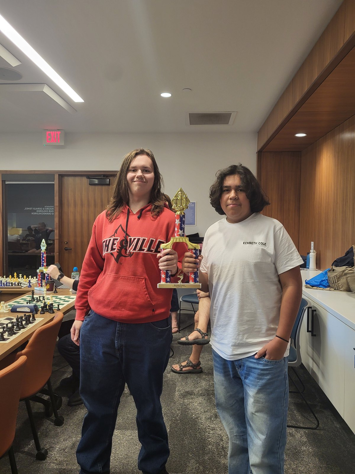 The Forking Knights, second place in bughouse at the Trager Family JCC Chess Classic