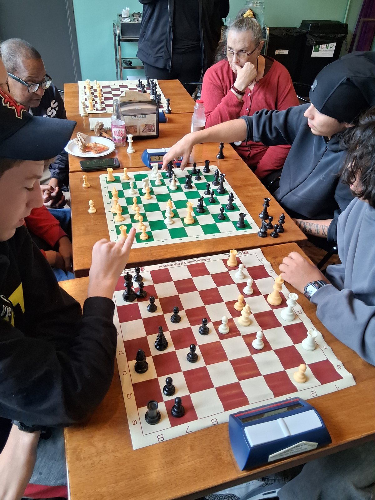 Making the move, youth chess tournament at Locals in Louisville